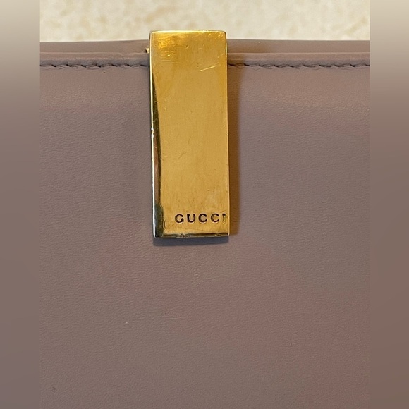 Gucci Dusty Purple Leather Long Wallet - Picture 4 of 17